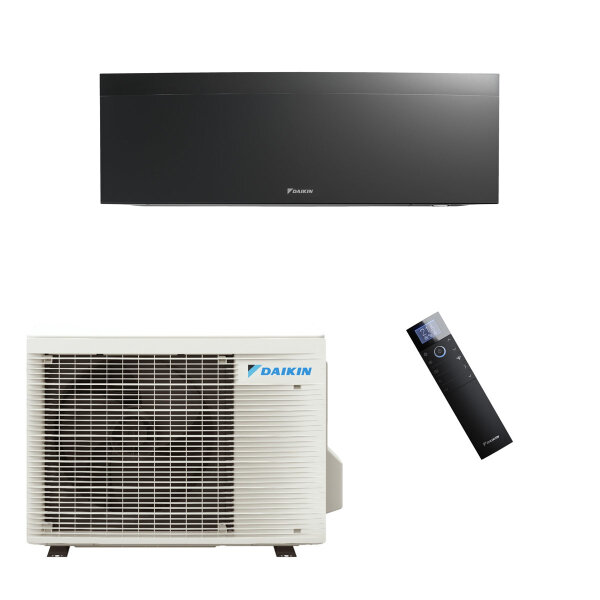 DAIKIN Klimaanlage Emura 3 Wandgerät Set 2,5 kW Mattschwarz