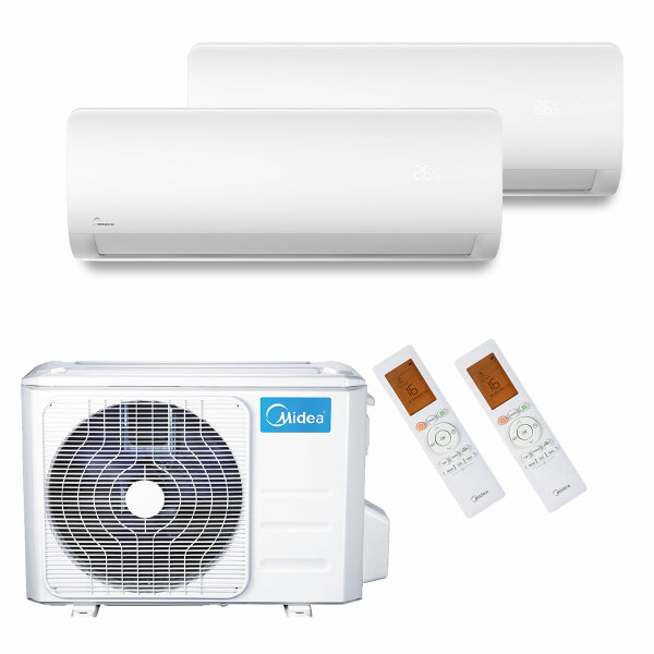 Midea Klimaanlage Xtreme Save Pro Multisplit Set mit 2 Innengeräten