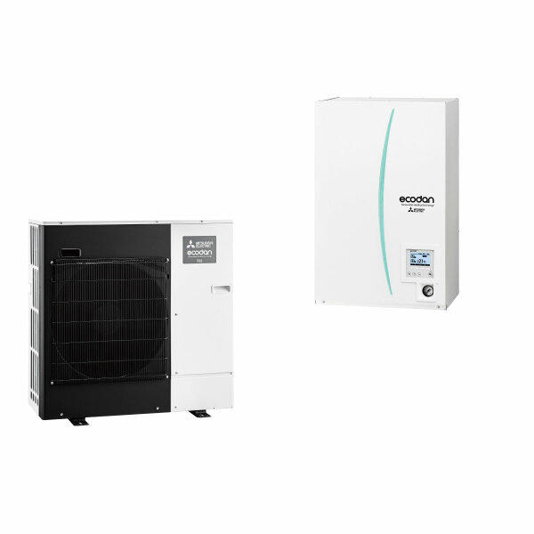 Mitsubishi Electric Wärmepumpe Ecodan Power Inverter mit Hydromodul Sets 5,0 kW bis 11,2 kW
