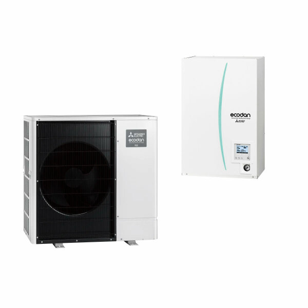 Mitsubishi Electric Wärmepumpe Ecodan Power Inverter mit Hydromodul Set 11,2 kW