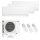 Mitsubishi Electric Klimaanlage Standard Wandgerät Multisplit Set mit 3 Innengeräten 2 x 2,5 + 5,0 kW