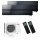 Mitsubishi Electric Klimaanlage Diamond Wandgerät Multisplit Set mit 2 Innengeräten 2 x 2,5 kW Onyx Schwarz