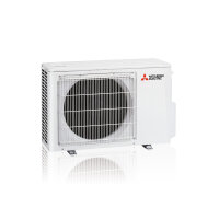 Mitsubishi Electric Klimaanlage Diamond Wandgerät Multisplit Set mit 2 Innengeräten 2,5 kW + 3,5 kW Naturweiß