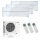 Mitsubishi Electric Klimaanlage Diamond Wandgerät Multisplit Set mit 3 Innengeräten 3 x 2,5 kW Naturweiß