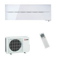 Mitsubishi Electric Klimaanlage Diamond Wandgerät Set 2,5 kW Naturweiß