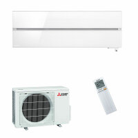 Mitsubishi Electric Klimaanlage Diamond Wandgerät Set 3,5 kW Perlweiß