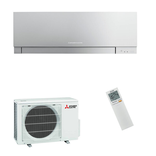 Mitsubishi Electric Klimaanlage Premium Wandgerät Set 4,2 kW Silber