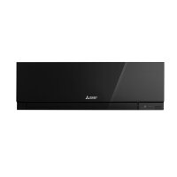 Mitsubishi Electric Klimaanlage Premium Wandgerät Multisplit Set mit 2 Innengeräten 2,5 kW + 5,0 kW Schwarz