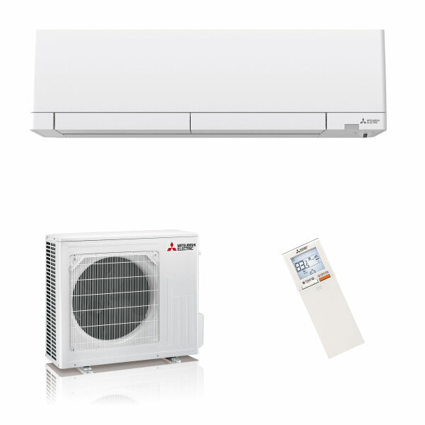 Mitsubishi Electric Klimaanlage MSZ-RW Hyper Heating Wandgerät Set 2,5 kW bis 5,0 kW