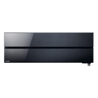 Mitsubishi Electric Klimaanlage Diamond Hyper Heating Wandgerät Set 3,5 kW Onyx Schwarz