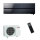 Mitsubishi Electric Klimaanlage Diamond Hyper Heating Wandgerät Set 3,5 kW Onyx Schwarz