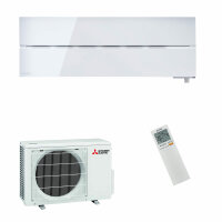 Mitsubishi Electric Klimaanlage Diamond Hyper Heating Wandgerät Set 3,5 kW Naturweiß