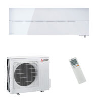 Mitsubishi Electric Klimaanlage Diamond Hyper Heating Wandgerät Set 5,0 kW Naturweiß
