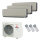 Mitsubishi Heavy Klimaanlage SRK-ZS-WF Wandgerät Multisplit Set mit 3 Innengeräten 2 x 2,5 kW + 5,0 kW Titan