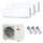 Mitsubishi Heavy Klimaanlage SRK-ZSX-WF Wandgerät Multisplit Set mit 3 Innengeräten 2 x 2,5 kW + 5,0 kW Weiß