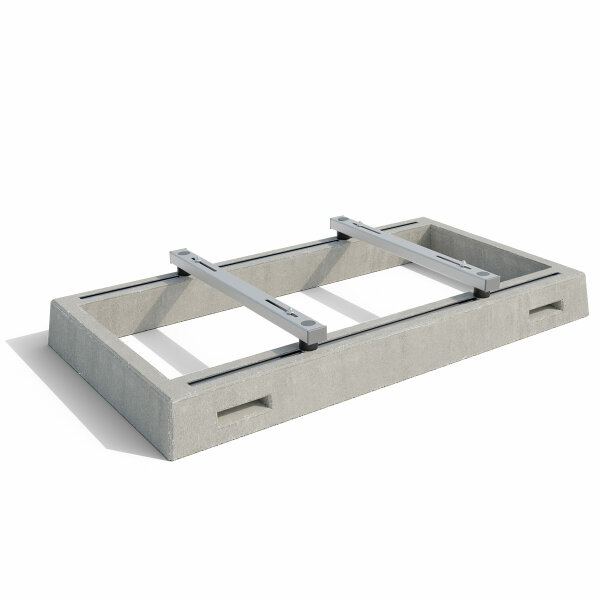 Kortmann Wärmepumpen Fundament Set Excellence - 1540 x 840 x 150 mm