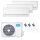 Midea Klimaanlage Solstice Multisplit Set 3 x 2,6 kW - Weiß