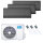 Midea Klimaanlage Solstice Multisplit Set 3 x 2,6 kW - Schwarz