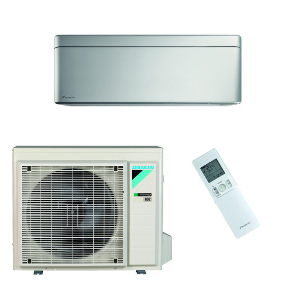 DAIKIN Klimaanlage Stylish Wandgerät Set 4,2 kW Silber